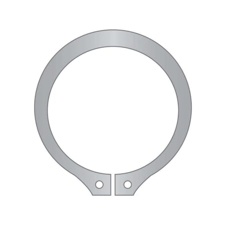 Huyett External Retaining Ring, Stainless Steel Passivated Finish, 2.375 in Shaft Dia MS16624-4237